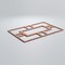 Ekena Millwork Large Hastings Decorative Fretwork Wood Wall Panels, Cherry, 15 1/2"W x 23 3/8"H x 3/8"T WALW24X24X0375HASCH - alternate 2